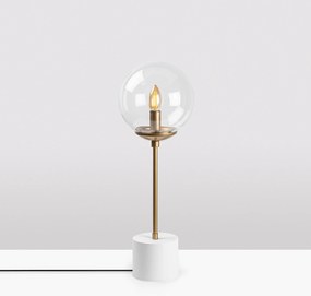 Candeeiro de Mesa Globo – Branco – 20 x 20 x 57 cm