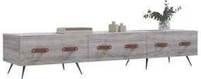 Móvel de TV 150x36x30 cm derivados de madeira cinzento sonoma