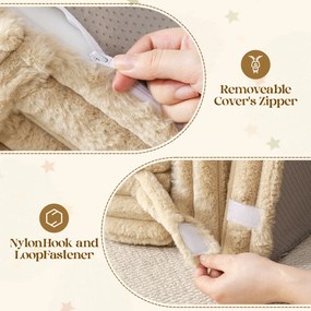 Sofá infantil para crianças Bege