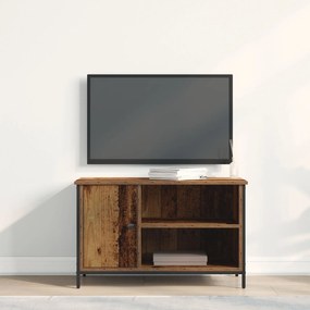 Estante para TV vidaXL Madeira Antiga 80x40x50 cm Madeira engenheirada