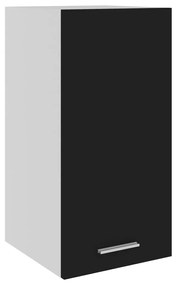 Armário de parede “Lyon” 29,5x31x60 cm derivados madeira preto