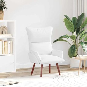 Cadeira Relaxante vidaXL em Couro Sintético Branco
