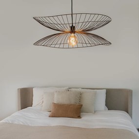 Candeeiro de suspensão design bronze 66 cm - Pua