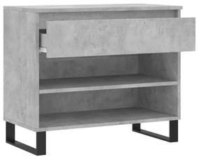 Sapateira 70x36x60 cm derivados de madeira cinzento cimento