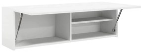 Armário parede p/ casa banho 100x25x30 cm deriv. madeira branco