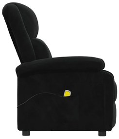 Poltrona de massagens veludo preto
