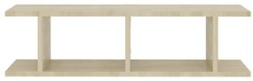Estantes de parede 2 pcs 78x18x20 cm deriv. madeira sonoma