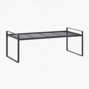 Estante Organizador Em Ferro Izarne Cinza Grafito & 50 Cm - Sklum