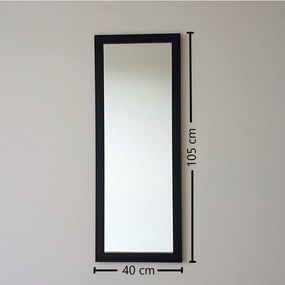 Espelho 50110CV – Preto – 40 cm x 105 cm