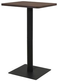 Mesa bistrô 70x70x107 cm cor madeira de freixo escura