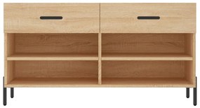 Banco sapateira 102x35x55 cm deriv. madeira carvalho sonoma