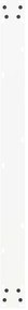Pés de mesa de jantar em forma de U, 2 peças, branco, 100x (72-73) cm,
