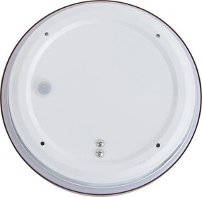 Plafon Moderno Sienna com Branco 25cm IP44 - Walden