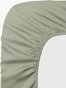 Lençol com elástico em cetim de algodão para boxspring Ava, Alt 30 cm