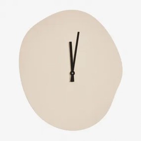Relógio De Parede Zarela Mdf Beige Creme - Sklum