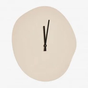 Relógio De Parede Zarela Mdf Crema - Sklum