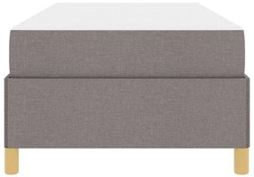 Cama Box Outros Taupe e Branco 90 x 200 cm tecido