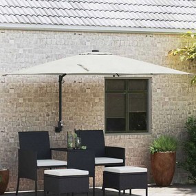 vidaXL Guarda-sol de Jardim Areia 248.5 x 247.5 x 160 cm tecido