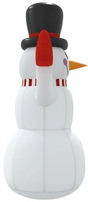 Boneco de neve insuflável com luzes LED 240 cm