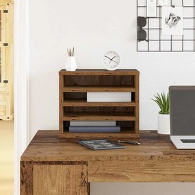 Organizador de Mesa Madeira Velha 36x26x29.5 cm Madeira de Engenharia