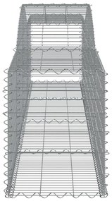 Cestos gabião arqueados 10pcs 400x50x60/80 cm ferro galvanizado