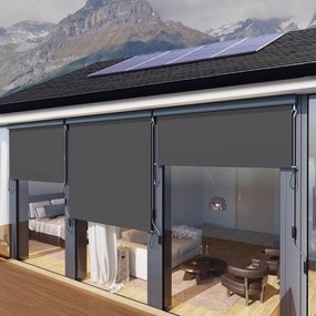 Toldo vertical 1,6 x 2,5 m cinzento