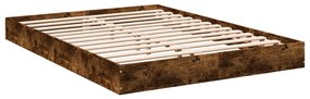 Estrutura cama s/ colchão derivados de madeira carvalho fumado