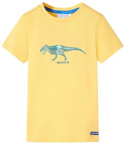 T-shirt para criança ocre-claro 128