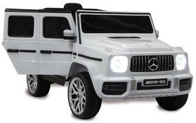 Carro elétrico a bateria infantil Mercedes-Benz AMG G63 branco