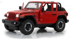 Carro telecomandado Jeep Wrangler JL 1:14 2,4GHz Portas manuais Vermelho