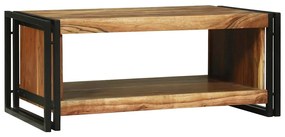 Mesa de Café 90x50x38 cm Madeira Maciça de Acácia