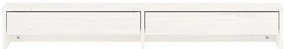 Suporte para monitor 100x27x15 cm pinho maciço branco