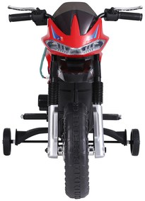 Motocicleta Elétrica Brinquedo das crianças Motocicleta Crianças de a partir de 3 anos Bateria 6V com Luzes e Música 105x52.3x62.3cm