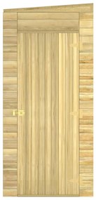 Abrigo de arrumação para jardim 100x210x218 cm pinho impregnado