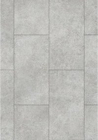 Mexen Silver Galaxy painéis vinílicos 610 x 305 mm SPC 6,5 mm, base IPEX 1,5 mm, 4 V-Fuga, Terrazzo