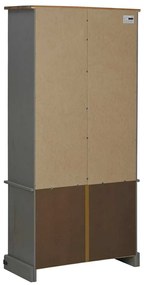 Adega HALDEN com Suporte para Vinhos e Porta Deslizante Pinho