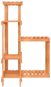 Suporte de plantas 62,5x61,5x101,5 cm madeira de abeto maciça