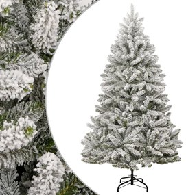 Árvore de Natal artificial articulada c/ flocos de neve 300 cm
