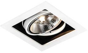 Foco embutido moderno branco 18 cm ajustável - Artemis 111 Moderno