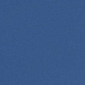 Poltrona com apoio de pés tecido azul
