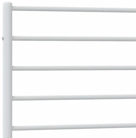 Estrutura de cama sem colchão com cabeceira 75x190 cm branco
