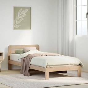 vidaXL Cama sem colchão 90x190 cm madeira de pinho maciça