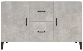 Aparador 100x36x60 cm derivados de madeira cinzento cimento