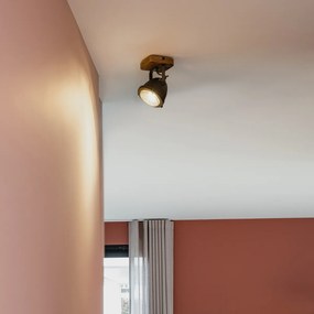 Projetores industriais em aço com madeira inclinável - Emado