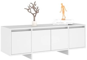 Móvel de TV 120x30x40,5 cm derivados de madeira branco