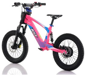Bicicleta elétrica infantil 500W 18" Junior RXF EVO Rosa