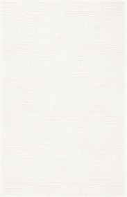 Tapete em lã artesanal com relevo Viviana