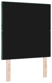Cabeceira de Veludo de Blocos de Diamante Verde Escura vidaXL 80 cm, C