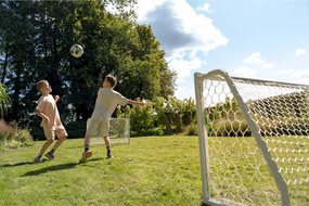 Baliza de futebol em alumínio Scala 120 x 80 cm - branca