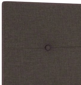 Estrutura de Cama vidaXL Castanho 140x200 cm Tecido
